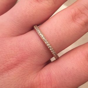 NEW pandora rose hearts of pandora ring size 64